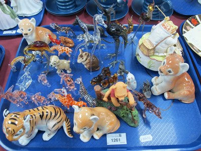 Lot 1261 - U.S.S.R Cubs (x 4), Simply Pooh, glass and...