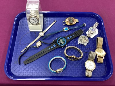 Lot 209 - Ladies and Gent's Wristwatches, including...