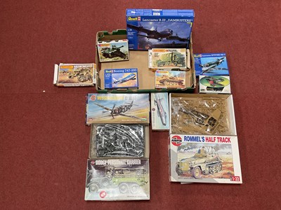 Lot 425 - Twelve Plastic Model Kits by Revell, Airfix,...
