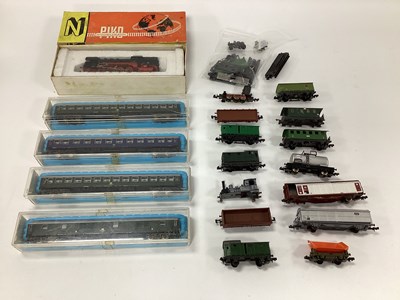 Lot 538 - A boxed Piko N gauge German 2-8-4 tank engine...