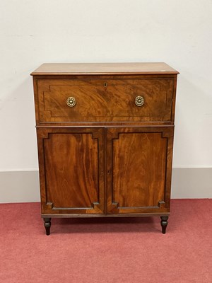 Lot 1561 - A Small Early XIX Century Secretaire, the top...