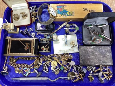 Lot 230 - Assorted Gent's Cufflinks, decorative pheasant...