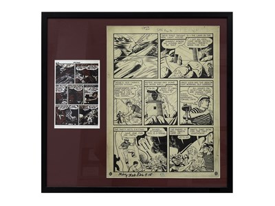 Lot 1244 - Original Golden Age Comic Art, for page 26 of...