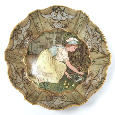 Lot 1113 - A Royal Crown Derby Porcelain Bowl, of fluted...