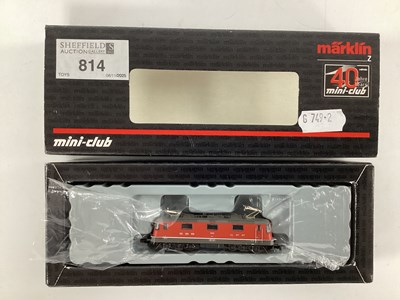 Lot 814 - A Marklin Mini-Club Z Gauge #88591 Swiss...