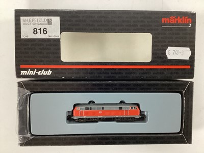 Lot 816 - A Marklin Mini-Club Z Gauge #88787 DB AG Class...