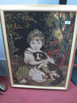 Lot 1404 - A Modern Madeiran Tapestry, worked with 'Miss...