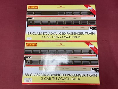 Lot 775 - Two Hornby OO Gauge BR Class 370 Advanced...