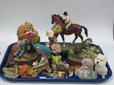 Lot 1290 - Leonardo, Border Fine Arts & Enchantica Resin...