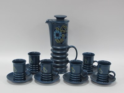 Lot 1262 - Vintage Carlton Ware 'Wellington Blue' Coffee...
