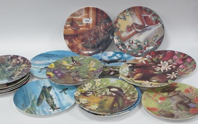 Lot 1234 - Royal Doulton Cabinet Plates, Heroes of The...