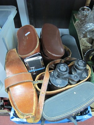 Lot 1076 - Binoculars; Kangaroo 7x50, Zenith 7x50, Ross...