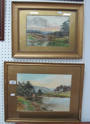 Lot 1568 - Chas Potter (Sheffield Artist) Sheep on...