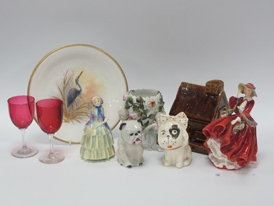 Lot 1212 - Grainger Worcester Hand-painted Plates,...