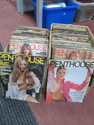 Lot 1157 - Penthouse Gentleman's Magazines, editions from...