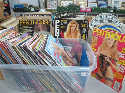 Lot 1160 - Penthouse Gentleman's Magazines, editions from...