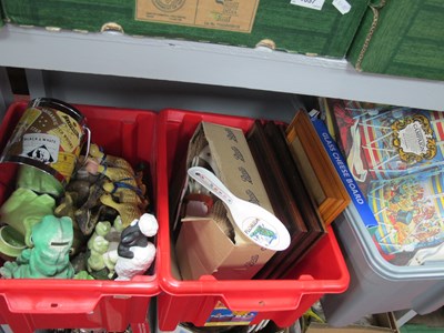 Lot 1074 - Photograph Frames, tea pot stands, games, etc:-...