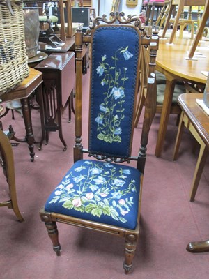 Lot 1608 - XIX Century Rosewood Chair, with pierced C...