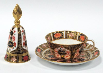 Lot 1249 - Royal Crown Derby Imari Pattern Cup- Saucer...