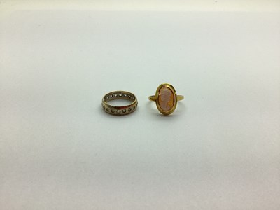 Lot 256 - A 9ct Gold Full Eternity Style Ring, with...