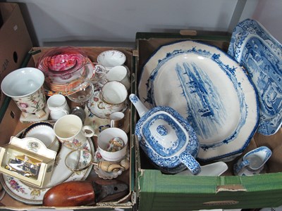 Lot 1018 - Coalport Cup-Saucer, Wedgwood plate, Spode...