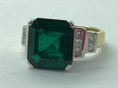 Lot 169 - A Diamond Set Art Deco Style Dress Ring, the...