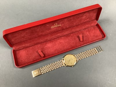 Lot 261 - Omega; A Modern 9ct Gold Cased Quartz Gent's...
