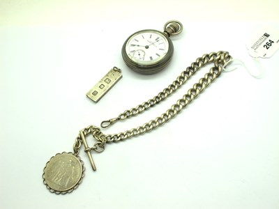 Lot 264 - American Waltham Watch Co; An Openface Pocket...