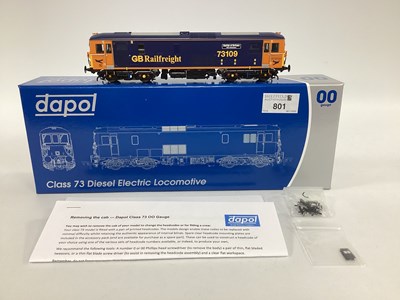 Lot 801 - A boxed Dapol 00 gauge Class 73 Electro-Diesel...