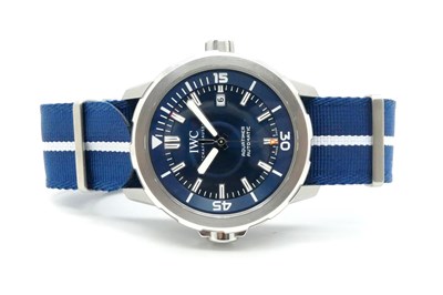 Lot 230 - IWC; A Modern Aquatimer Stainless Steel...