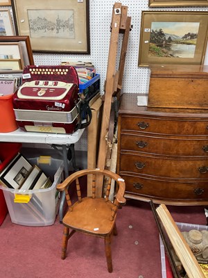 Lot 1155 - Pims Folding Easel 158cm tall, child's captain'...