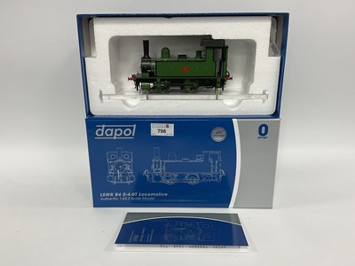 Lot 798 - A boxed Dapol 0 gauge LSWR B4 0-4-0 tank...