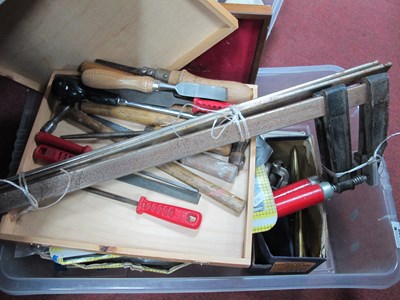 Lot 1088 - Sash Clamps, record plough plane, wood...