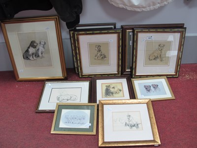 Lot 1511 - Cecil Aldin, L. Dawson and other dog-themed...