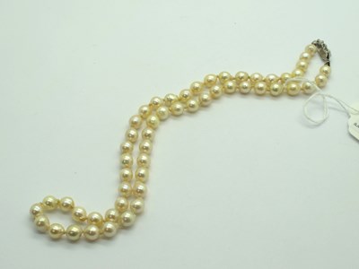 Lot 105 - A Single Strand Baroque Pearl Bead Necklace,...