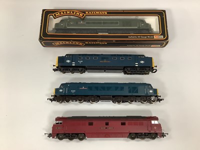 Lot 480 - Four 00 gauge diesel locomotives: a boxed...