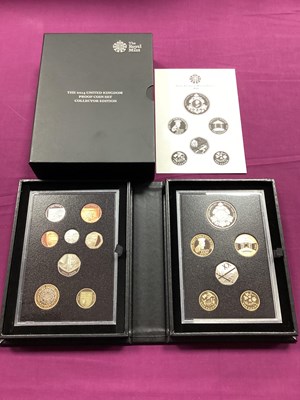 Lot 99 - 2014 Royal Mint UK Proof Coin Set Collector...