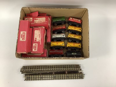 Lot 684 - Ten Hornby Dublo Tanker Wagons including Esso,...