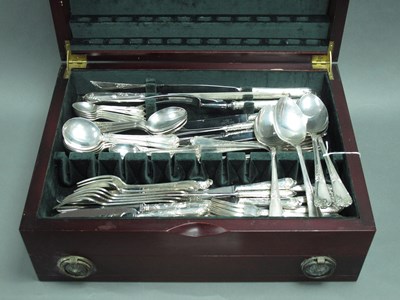 Lot 91 - A Matched Hallmarked Silver Six Setting...