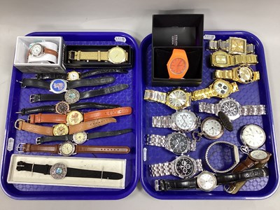 Lot 225 - A Collection of Ladies and Gent's Wristwatches,...