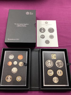 Lot 92 - 2017 Royal Mint UK Proof Coin Set Collector...