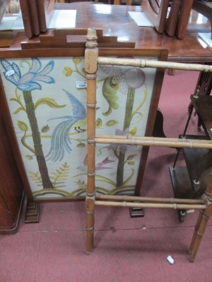 Lot 1589 - 1920s Mohogany Framed Firescreen with...