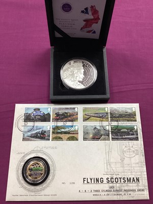 Lot 26 - 2023 Charles III Flying Scotsman Silver Proof...