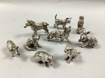 Lot 2 - Royal Hampshire Art Foundry Novelty Silver...