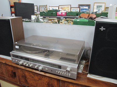 Lot 1169 - Phillips 994 HiFi Stereo Centre with a pair of...