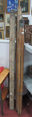 Lot 1479 - Halden's Theodolite, approx 28cm long, green...