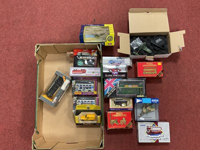 Lot 357 - Seventeen Diecast Model Vehicles and Aircraft...