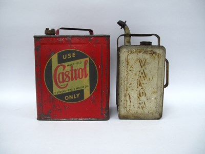 Lot 1456 - Valor Fuel Can, red petrol can with later...