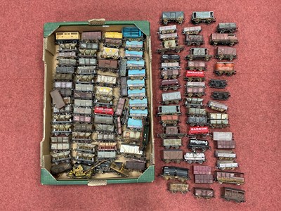 Lot 429 - Approximately one hundred 00 gauge wagons and...