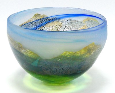 Lot 1003 - A Joy Greenhalgh Studio Glass 'Derbyshire' 'U'...